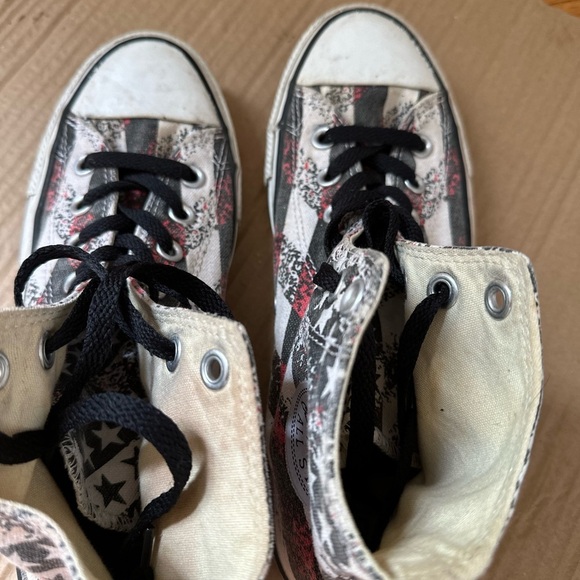 CONVERSE Chuck Taylor CT HI All Star Unisex Stars Stripes. M7, W9. High Top. - Picture 5 of 8